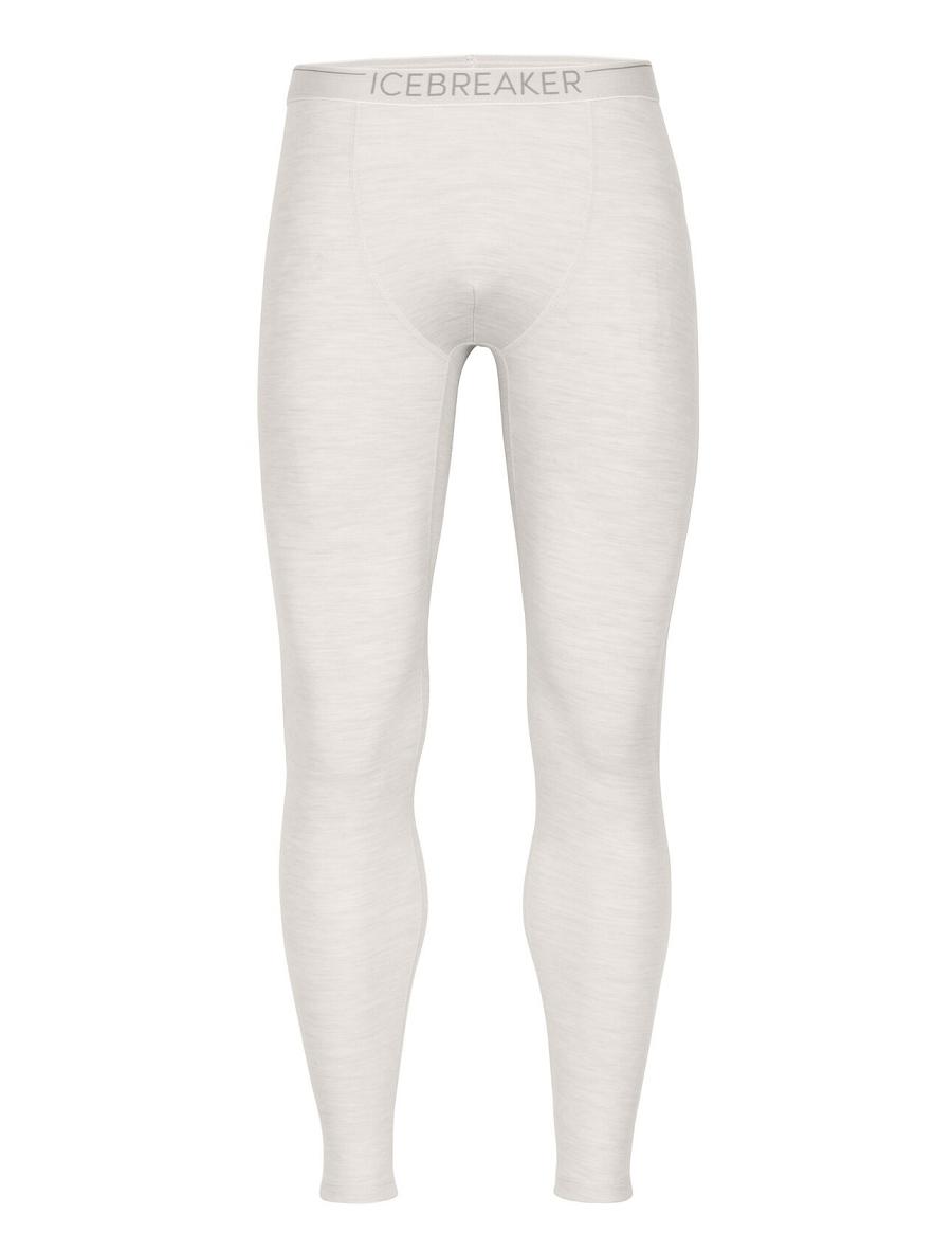 Base Layers Icebreaker 15.5 Merino Thermal Leggings Męskie Białe | PL 1594ILHS